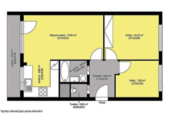 Prodej bytu 3+kk v osobním vlastnictví 62 m², Nymburk