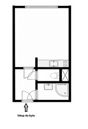 Pronájem bytu 1+kk v osobním vlastnictví 24 m², Praha 4 - Braník