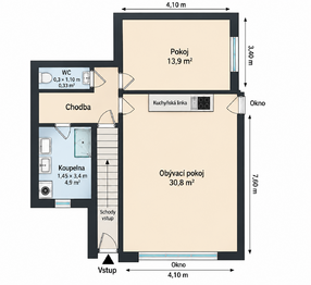Prodej domu 60 m², Úvaly