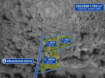 Prodej pozemku 1765 m², Dolní Zálezly
