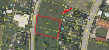 ortofoto - Prodej pozemku 818 m², Adamov