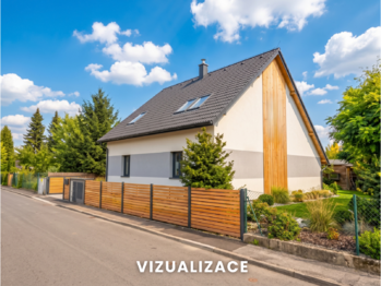 VIZUALIZACE FASÁDY - Prodej domu 135 m², Teplice