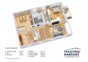 Prodej bytu 3+1 v osobním vlastnictví 79 m², Mnichovice