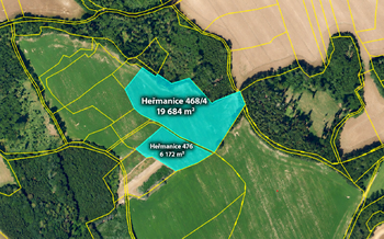 Prodej pozemku 29196 m², Heřmanice