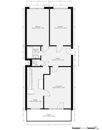 Prodej bytu 3+1 v osobním vlastnictví 77 m², Praha 6 - Řepy
