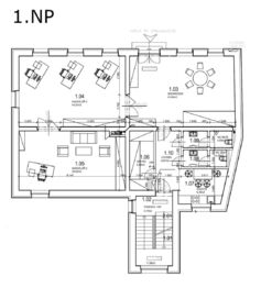 Pronájem kancelářských prostor 160 m², Praha 5 - Lahovice