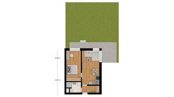 Prodej bytu 2+kk v osobním vlastnictví 49 m², Kyjov