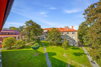 Výhled z okna - Prodej bytu 1+1 v družstevním vlastnictví 29 m², Teplice