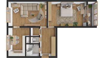 Prodej bytu 2+1 v osobním vlastnictví 65 m², Hradec Králové