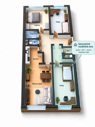 Prodej bytu 4+kk v osobním vlastnictví 85 m², Praha 10 - Horní Měcholupy