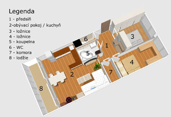 Prodej bytu 3+kk v osobním vlastnictví 69 m², Litoměřice