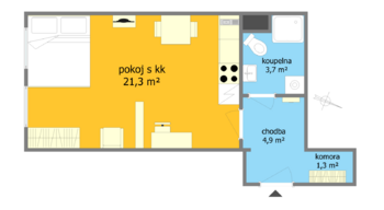 Prodej bytu 1+kk v osobním vlastnictví 31 m², Brno