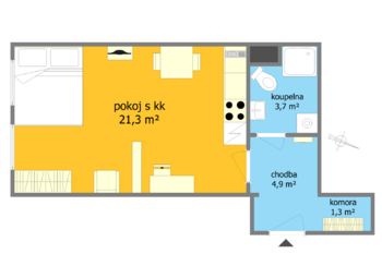 Prodej bytu 1+kk v osobním vlastnictví 31 m², Brno