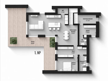 Prodej pozemku 1077 m², Brno