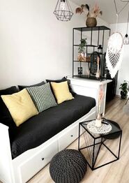 Rozkládací postel - Pronájem bytu 1+kk v osobním vlastnictví 24 m², Brno