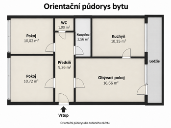Prodej bytu 3+1 v osobním vlastnictví 67 m², Praha 4 - Krč
