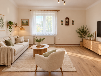 Vizualizace - obyvák - Prodej domu 85 m², Sedlnice