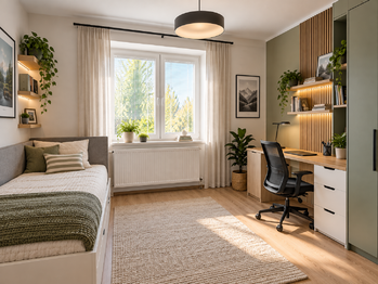 Vizualizace - pokoj v II.NP - Prodej domu 85 m², Sedlnice
