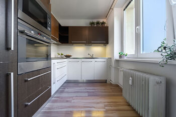 kuchyně - Prodej bytu 2+kk v osobním vlastnictví 56 m², Brno