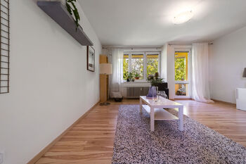 obývací pokoj - Prodej bytu 2+kk v osobním vlastnictví 56 m², Brno