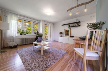 obývací pokoj - Prodej bytu 2+kk v osobním vlastnictví 56 m², Brno