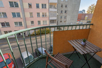 Balkon. - Pronájem bytu 3+1 v družstevním vlastnictví 73 m², Jindřichův Hradec