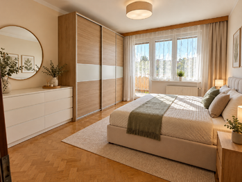 ložnice- možné zařízení - Prodej bytu 3+1 v družstevním vlastnictví 84 m², České Budějovice