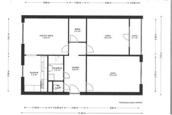 Pronájem bytu 3+1 v osobním vlastnictví 71 m², Praha 4 - Krč