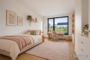 Dětský pokoj - vizualizace - Prodej domu 201 m², Vlašim