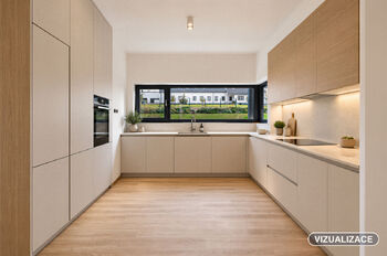 Kuchyňský kout - vizualizace - Prodej domu 201 m², Vlašim