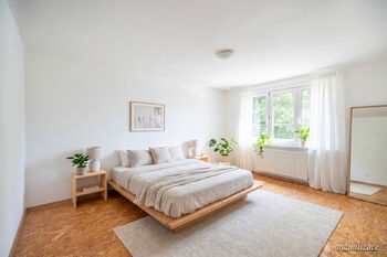 Ložnice v patře (vizualizace). - Prodej domu 98 m², Studená