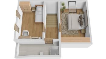 Podkroví - Prodej bytu 4+1 v osobním vlastnictví 95 m², Hradec Králové
