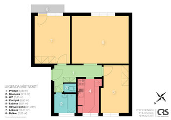 Pronájem bytu 3+1 v osobním vlastnictví 62 m², Říčany