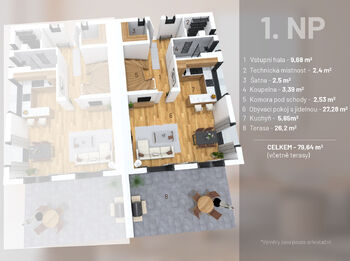 Prodej domu 108 m², Líšnice