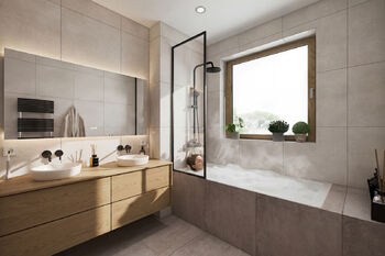 koupelna 2NP - Prodej domu 108 m², Líšnice