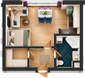 Prodej bytu 1+kk v osobním vlastnictví 35 m², Praha 10 - Záběhlice