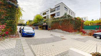 pohled na dům - Prodej bytu 3+kk v osobním vlastnictví 68 m², Praha 4 - Modřany