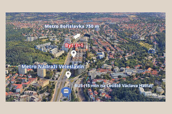 Prodej bytu 3+1 v osobním vlastnictví 68 m², Praha 6 - Vokovice