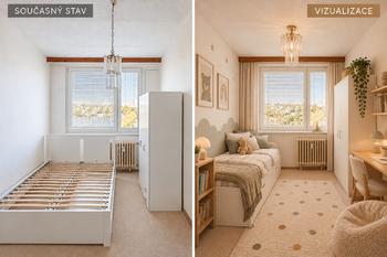 Prodej bytu 3+1 v osobním vlastnictví 77 m², Praha 10 - Petrovice