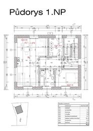 Půdorys 1.NP - Prodej domu 152 m², Horní Planá