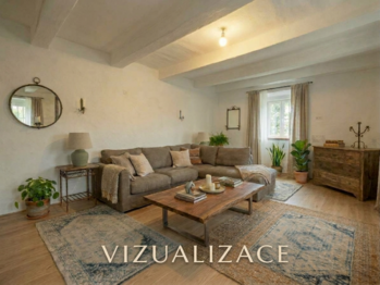 Obývací pokoj Vizualizace - Prodej domu 238 m², Žabonosy