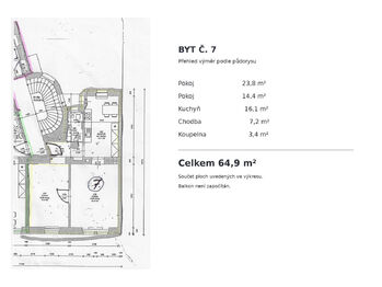 Pronájem bytu 2+1 v osobním vlastnictví 65 m², Plzeň