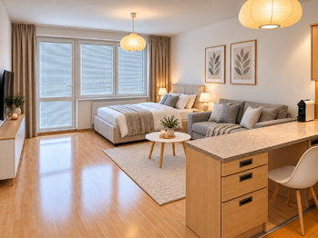 Pronájem bytu 1+kk v osobním vlastnictví 40 m², Praha 9 - Hostavice