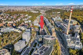 Vyznačení na mapě - Prodej bytu 1+kk v osobním vlastnictví 38 m², Praha 5 - Jinonice