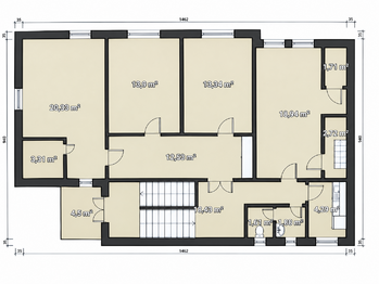 Pronájem kancelářských prostor 68 m², Plzeň