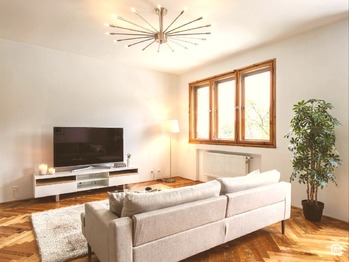 vizualizace pokoje 1 - Pronájem bytu 1+1 v družstevním vlastnictví 40 m², Praha 8 - Libeň