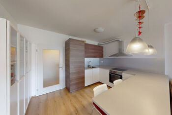 Kuchyně - Prodej bytu 2+kk v osobním vlastnictví 55 m², Praha 4 - Modřany