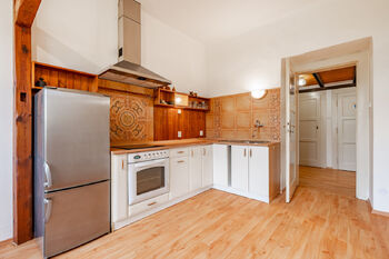 Kuchyně - Pronájem bytu 3+1 v osobním vlastnictví 97 m², Praha 10 - Vršovice