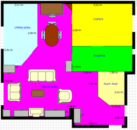 Pronájem bytu 3+kk v osobním vlastnictví 74 m², Praha 6 - Břevnov