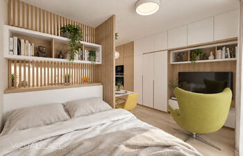 vizualizace bytové jednotky - Prodej bytu atypický v osobním vlastnictví 329 m², Brno